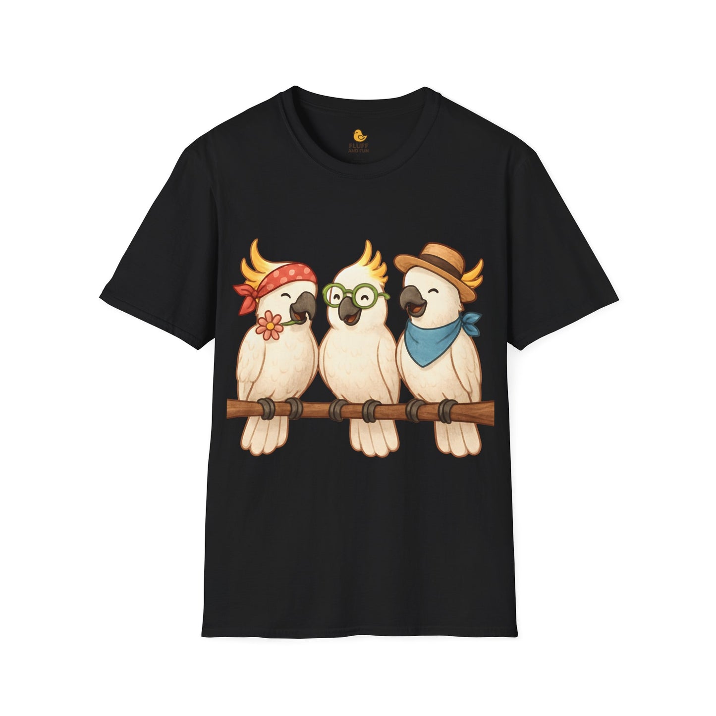 3 Cockatoos on a Branch