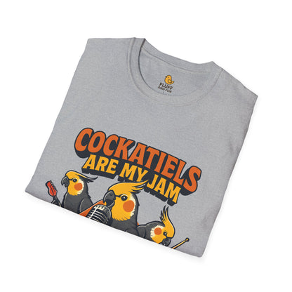 Cockatiel Rock Band T-Shirt