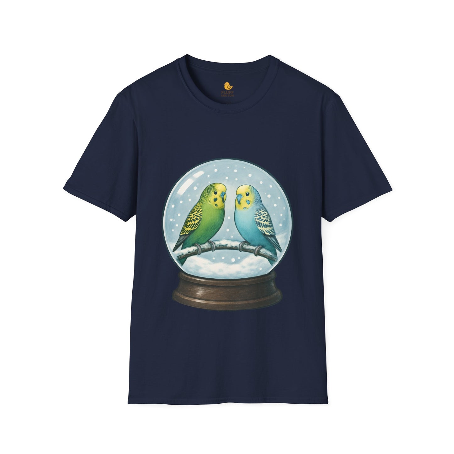 Parakeet Snow Globe