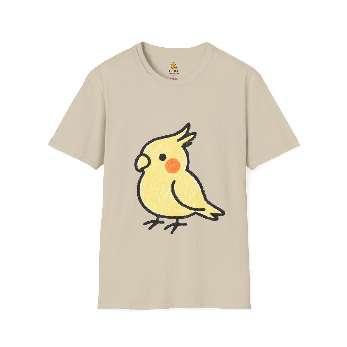 Yellow Cockatiel Kid Drawing