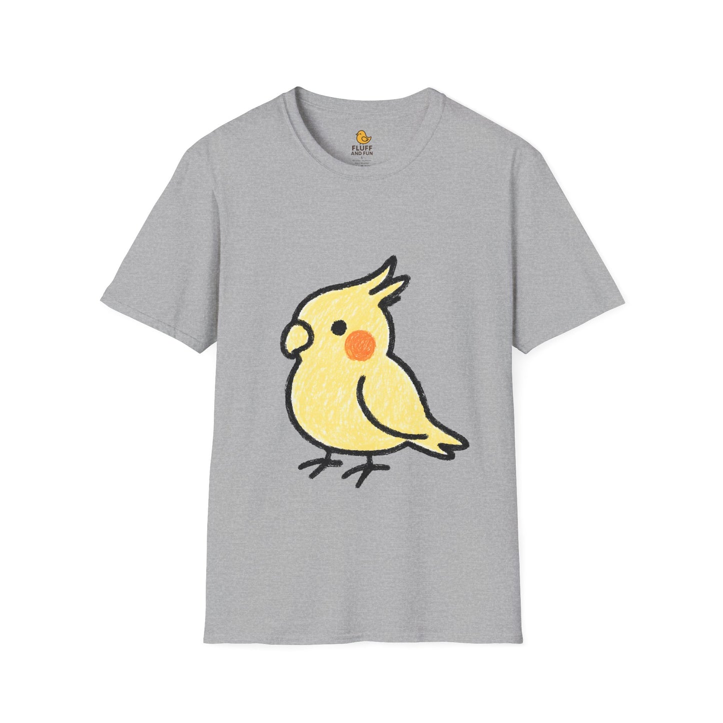 Yellow Cockatiel Kid Drawing