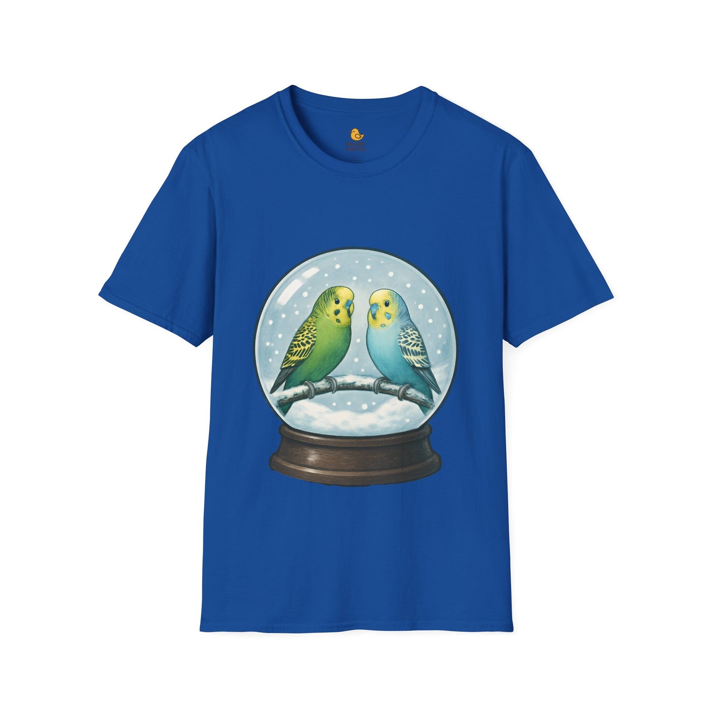 Parakeet Snow Globe