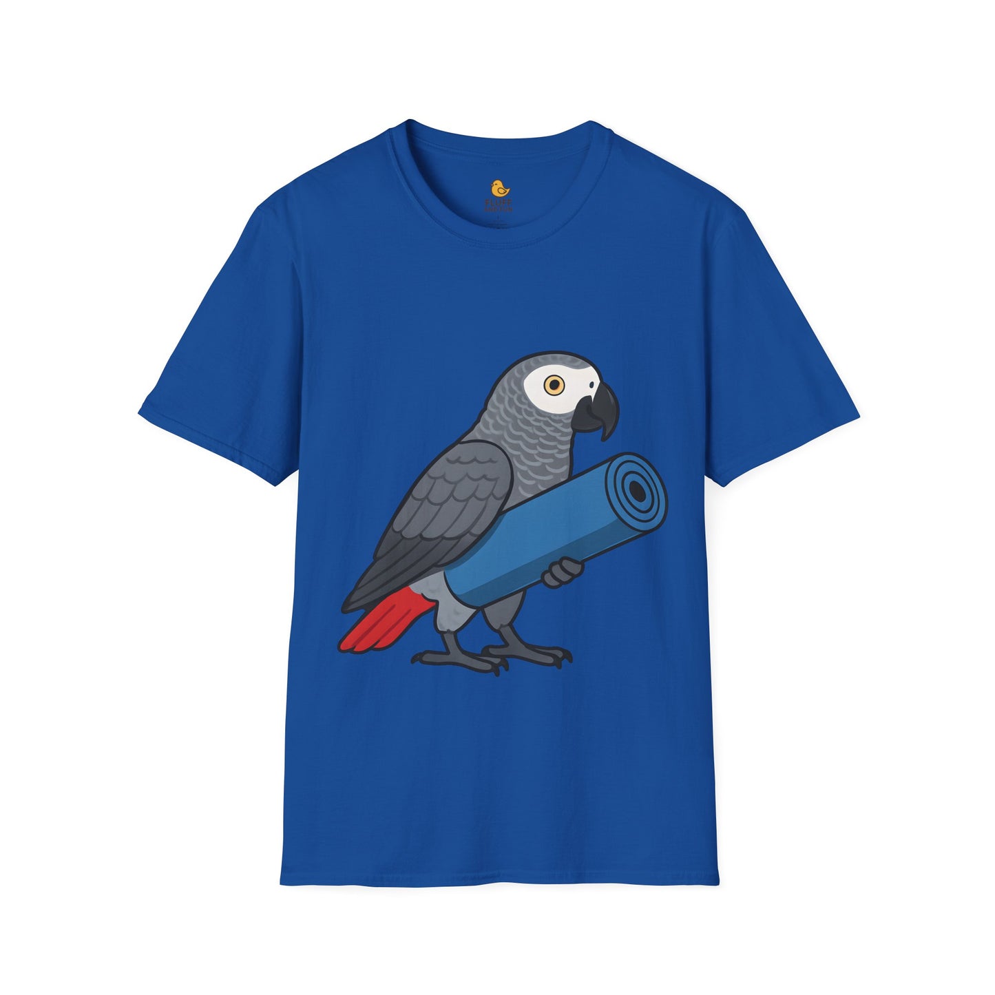 Parrot with Yoga Mat