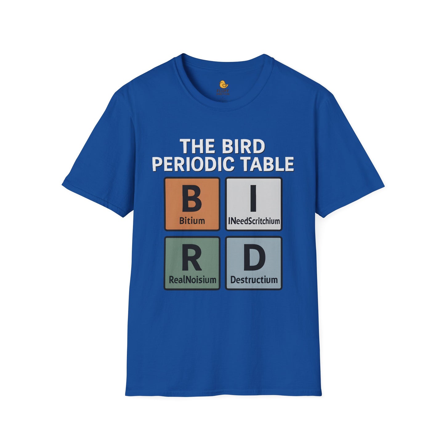 Bird Periodic Table Graphic T-Shirt