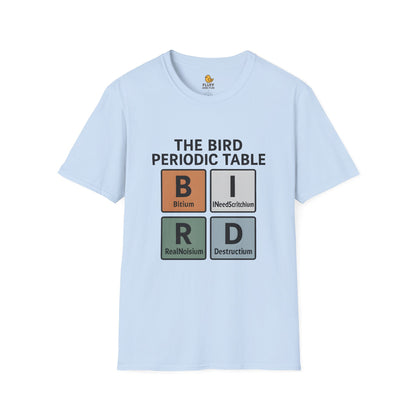 Bird Periodic Table Graphic T-Shirt