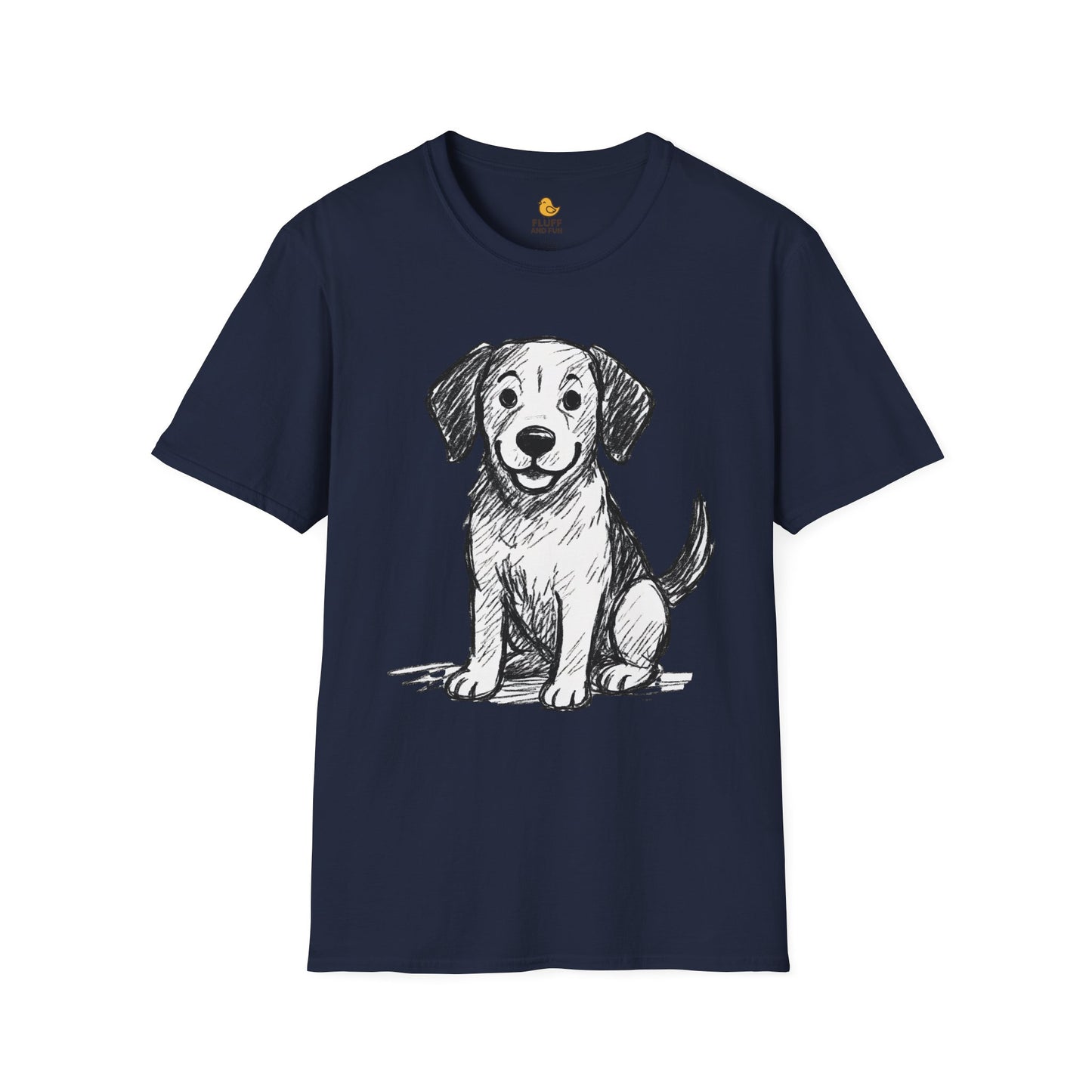 Black & White Dog Sketch