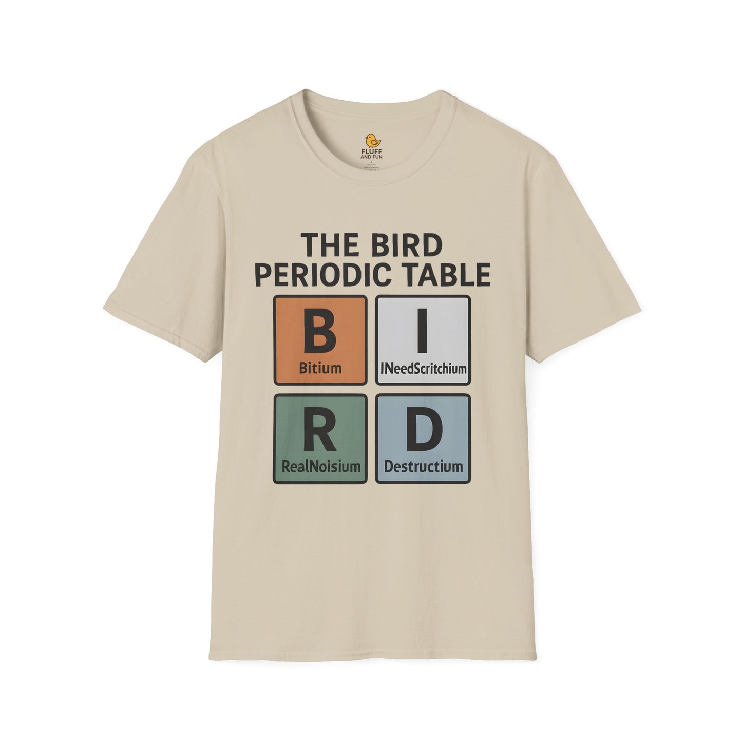 Bird Periodic Table Graphic T-Shirt